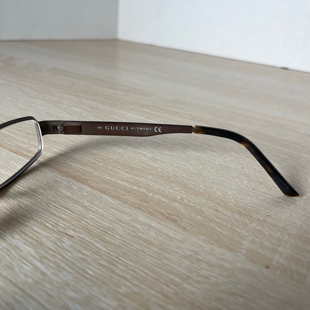 Gucci GG2769/STRASS NDE Eyeglasses Rhinestones Dark Brown Metal Frame 51-17-135 - Picture 6 of 9